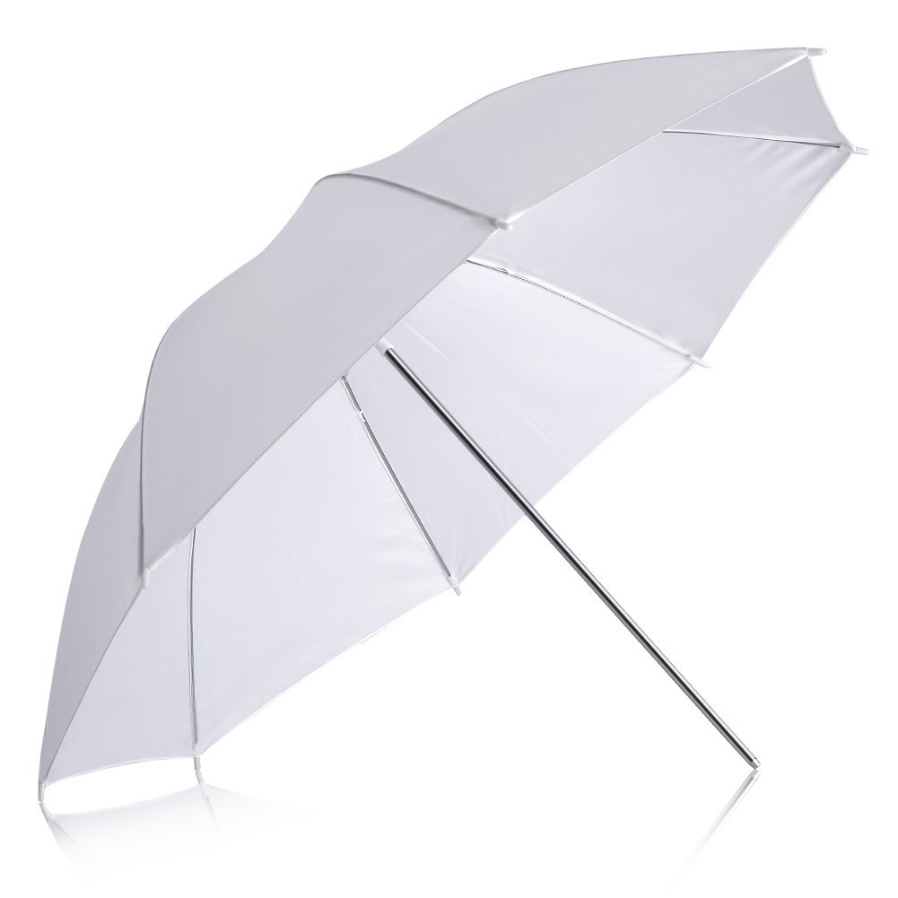 Photography Lighting Umbrella - Przenośny 20-calowy Biały Miękki i Lekki