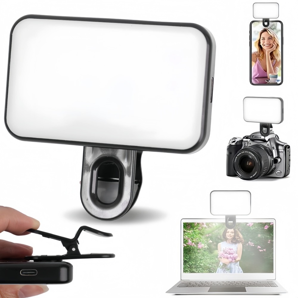 Makeup Photography Lighting - 3 Tryby Regulacji Światła do Selfie,