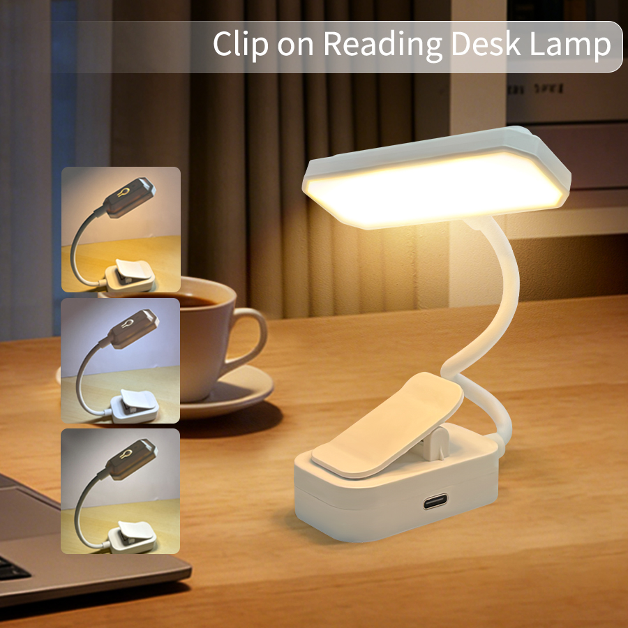Photography Lighting Book - Lampka do czytania LED z klipsem,