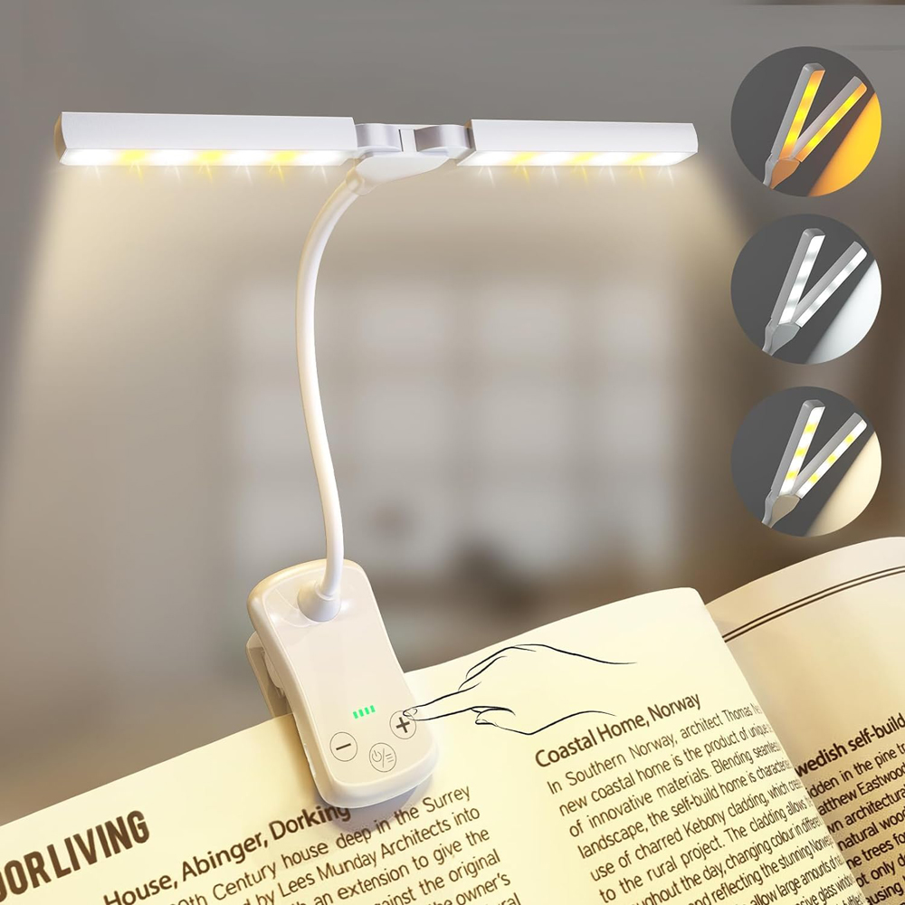 Photography Lighting Book - 14 LED Clip on Book Light