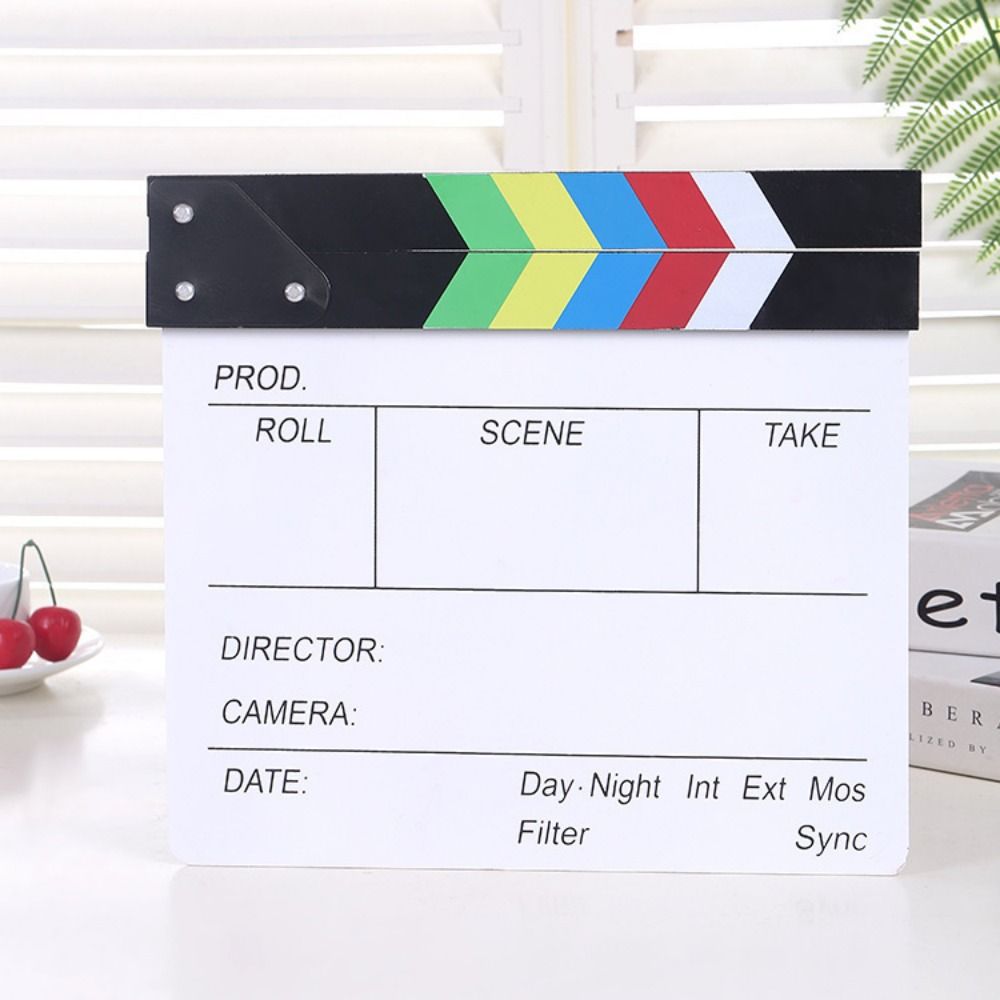 Photography Lighting Led - Akrylowa Tablica Reżyserska Klapka Reżysera Rekwizyt