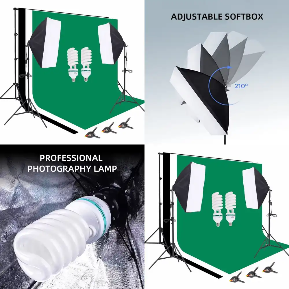 Photography Lighting Umbrella - Zestaw do studia fotograficznego 2.6*3m: Statyw