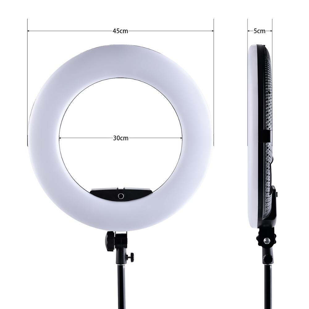18-calowa lampa pierścieniowa  – Led Ring Light 18 recenzja i cena