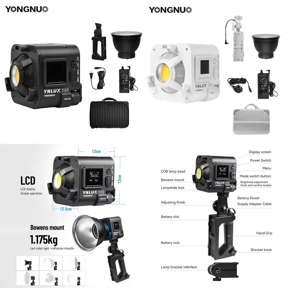YONGNUO YNLUX100 100W 3200K-56 – Photography Lighting Led recenzja i cena