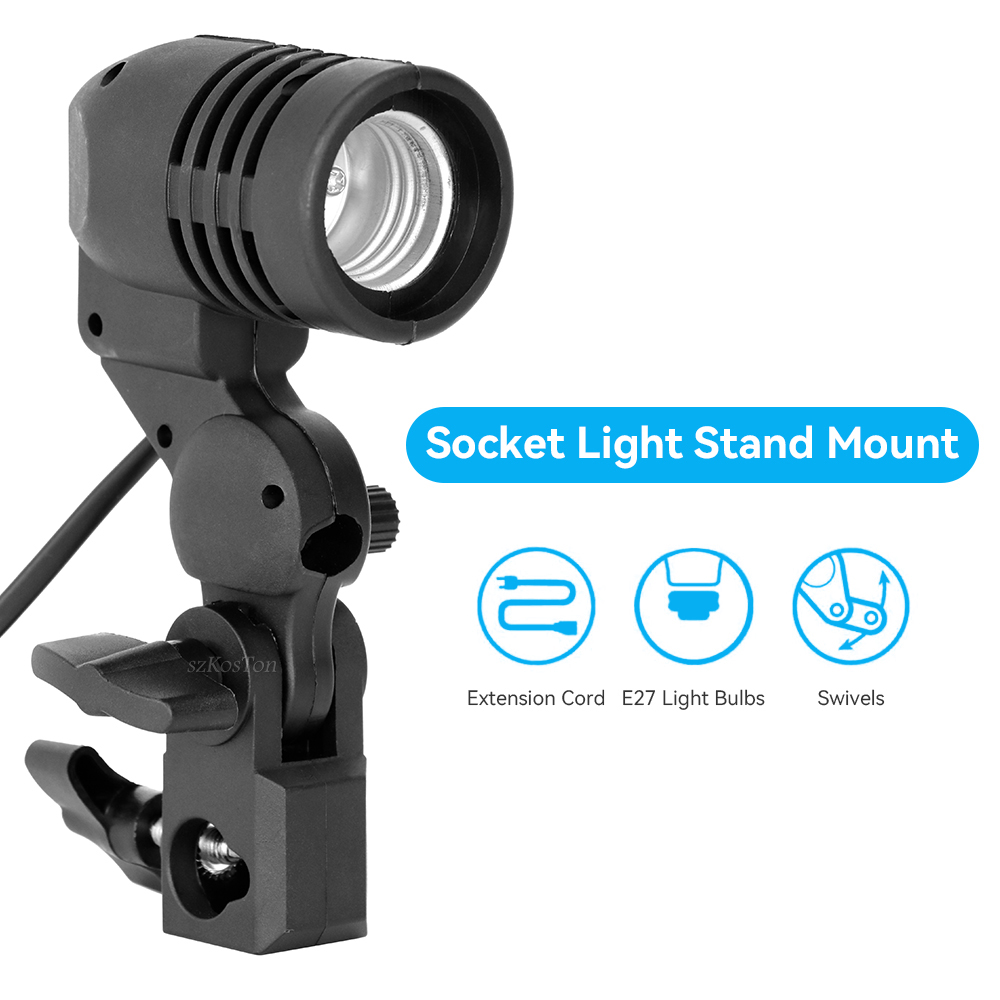 2 sztuk/1 szt. E27 pojedyncza  – Photography Lighting Umbrella recenzja i cena