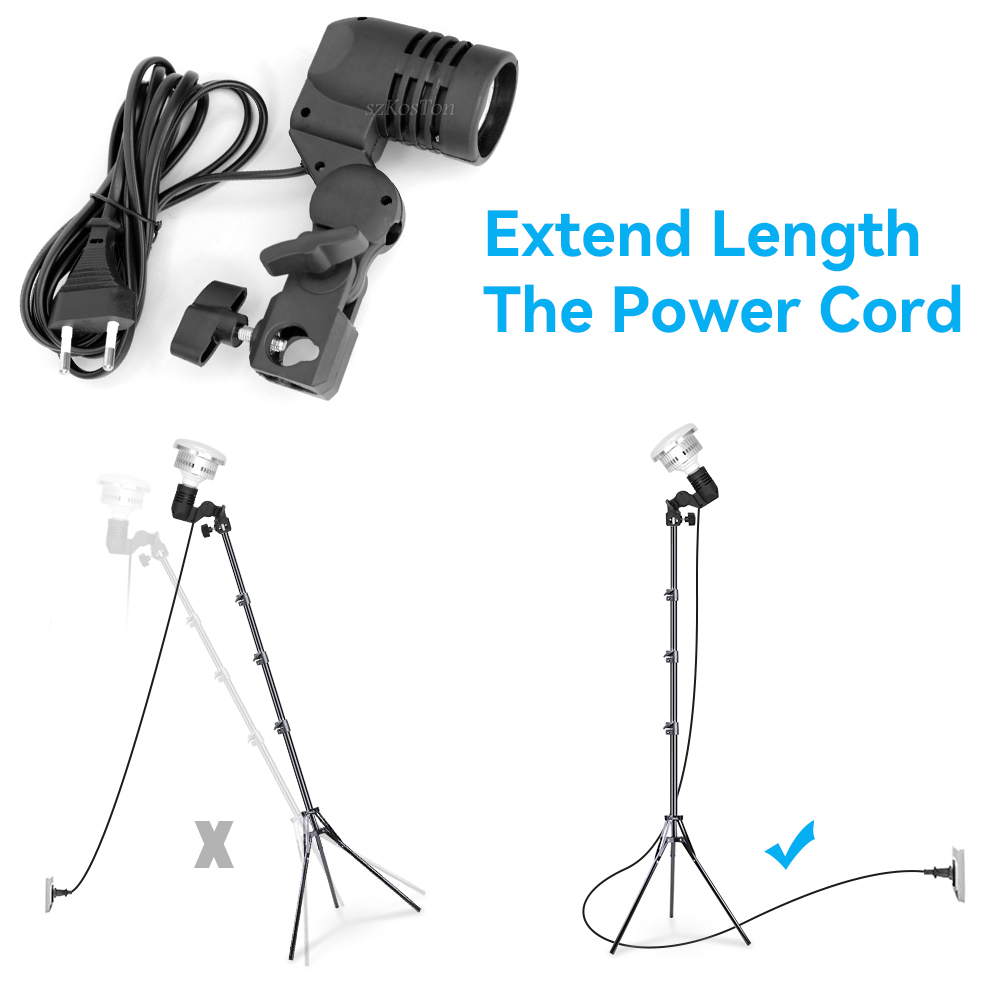 2 sztuk/1 szt. E27 pojedyncza  – Photography Lighting Umbrella recenzja i cena