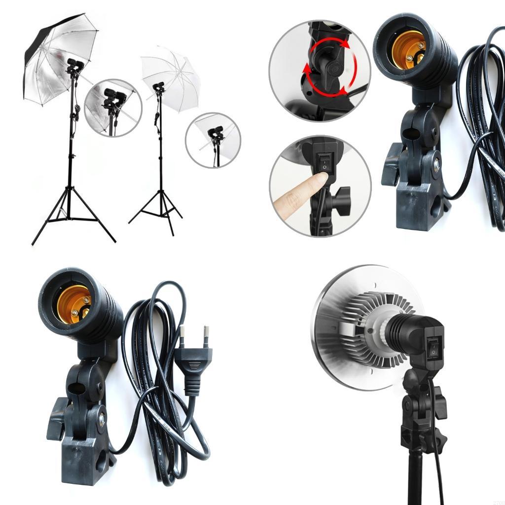 E27 Lekki stojak na parasolkę  – Photography Lighting Umbrella recenzja i cena
