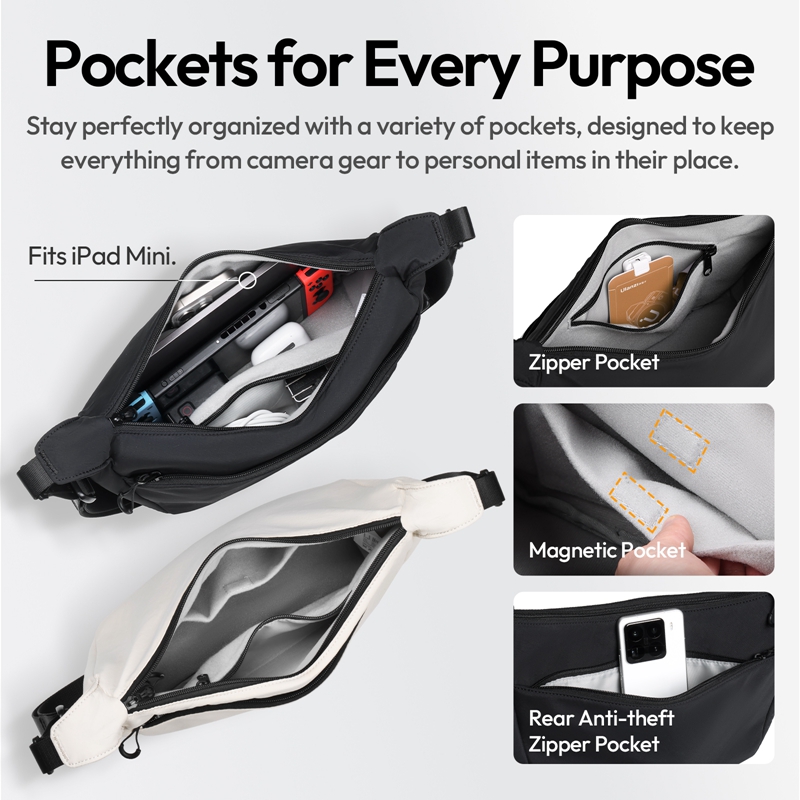 Ulanzi HMN1 Lunar Sling Bag Wh – Photography Lighting Devices recenzja i cena