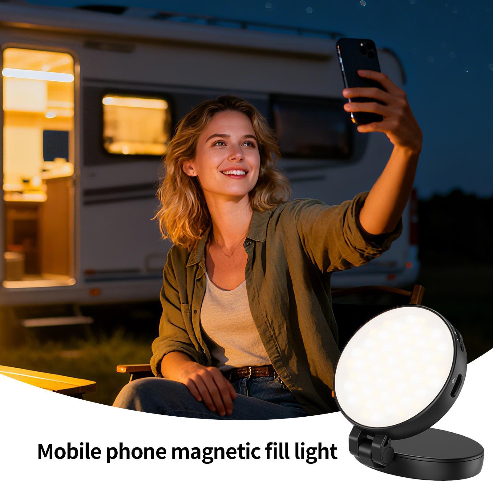 Lampa do telefonu z magnesem,  – Makeup Photography Lighting recenzja i cena