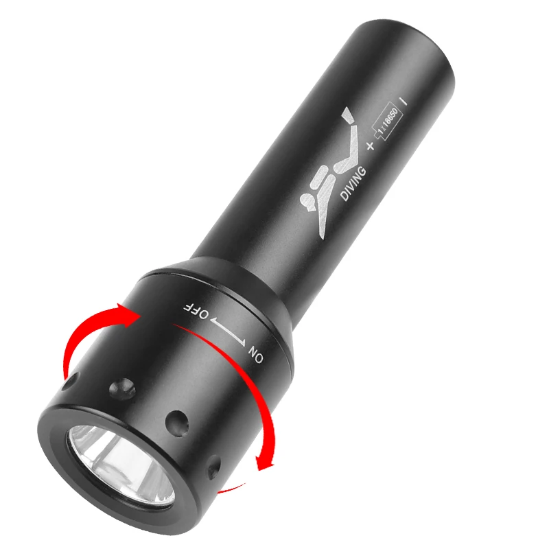 Nowa latarka nurkowa LED T6, d – Photography Lighting Led recenzja i cena